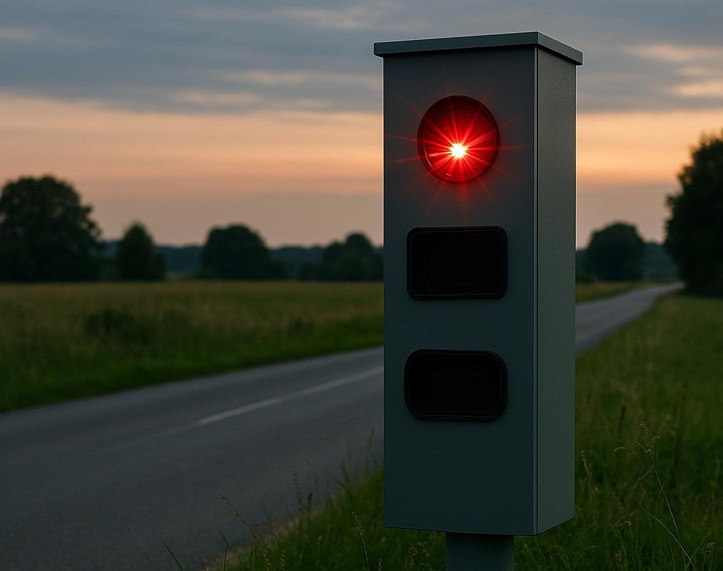 Bußgelder beim Blitzen werden immer teurer Radarfalle an der Landstraße